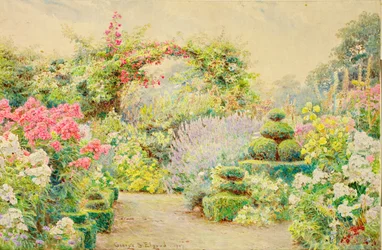Roundscliffe, een tuin in Leicestershire, 1907